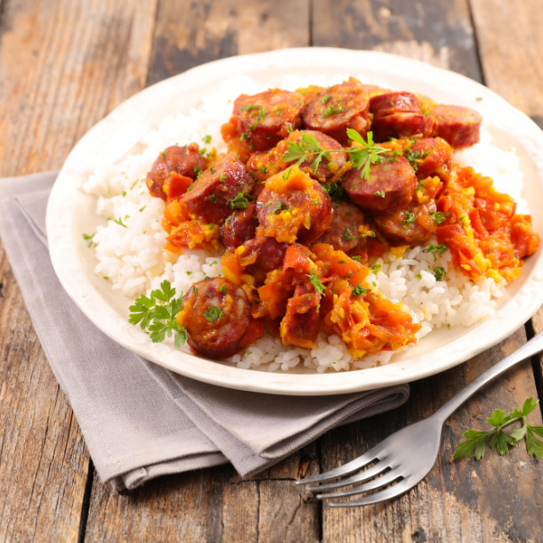 Rougail saucisses au Companion