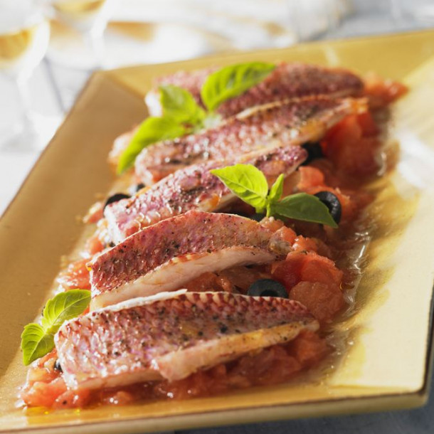 Rougets à la niçoise faciles