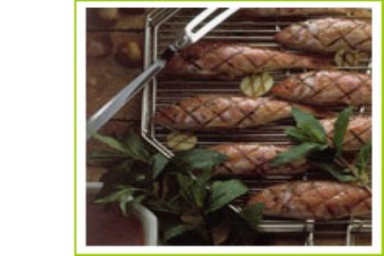 Rougets grillés à la menthe