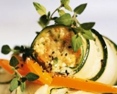 Roulades de courgettes au chèvre