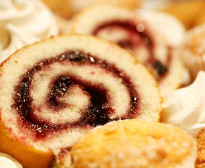 Roulé à la confiture (gâteau)