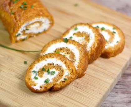Roulé apéritif tomate chèvre frais