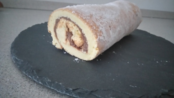 Roulé chocolat amandes
