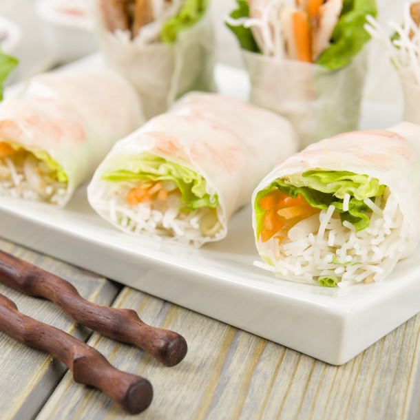 Rouleau de printemps aux crevettes