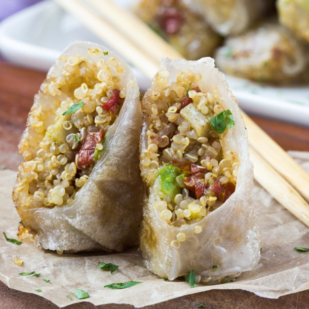 Rouleaux de printemps au quinoa