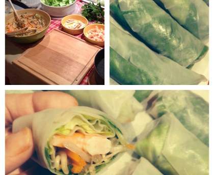 Rouleaux Thaï - Citron vert / crevettes