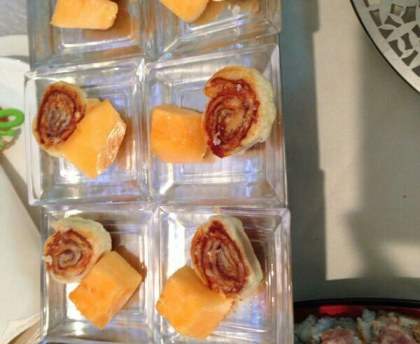 Roulés au jambon de Parme