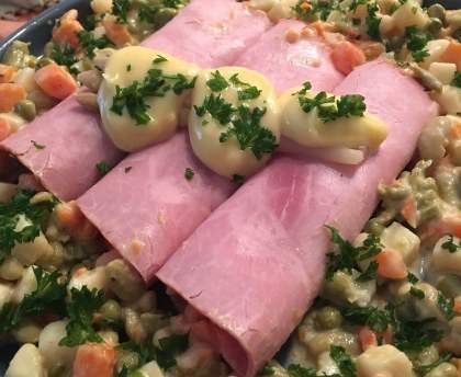 roulés de jambon
