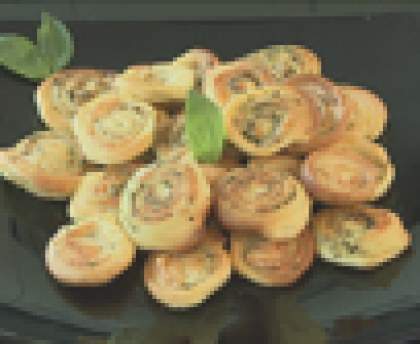 Roulés feuilletés aux herbes