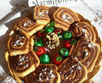 Rueditas de chocolate de Mamita (biscuits roulés d'Uruguay)