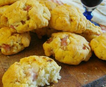 Sablés apéritifs aux lardons