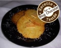 Sablés au caramel et chocolat blanc