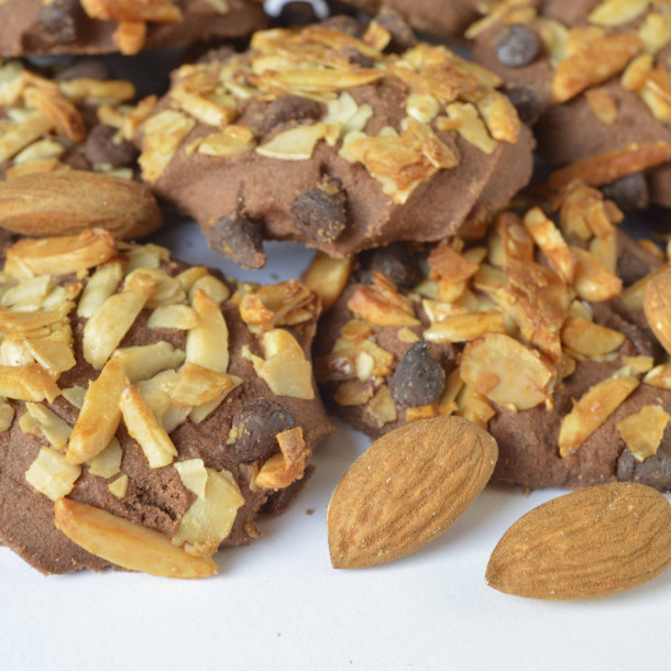 Sablés aux amandes et au chocolat