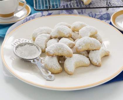 Sablés grecs aux amandes (Kourabiédès)
