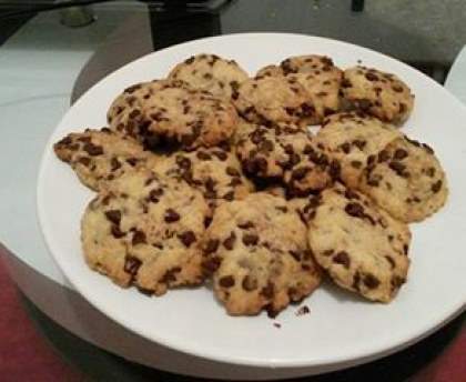 Sablés légers aux pépites de chocolat