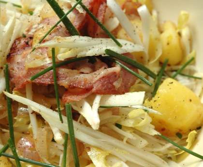 Salade chaude de chicons (endives)