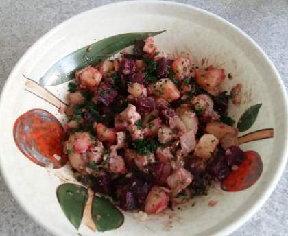 Salade d'anchois