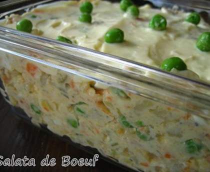 Salade de boeuf roumaine