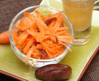Salade de carottes orientale
