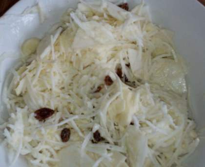 Salade de céleri rave et pomme