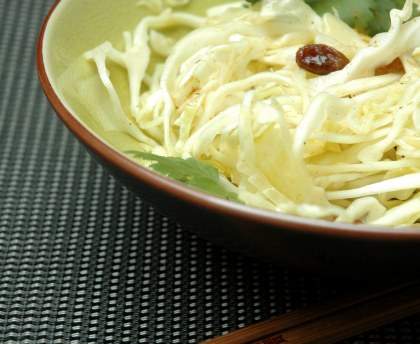 Salade de chou au curry