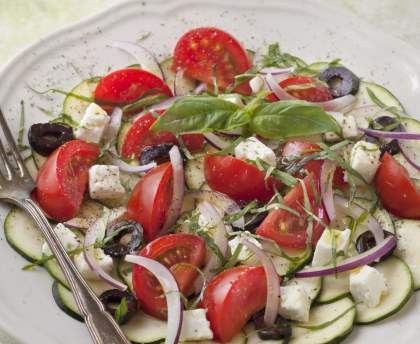 Salade de courgettes à la feta