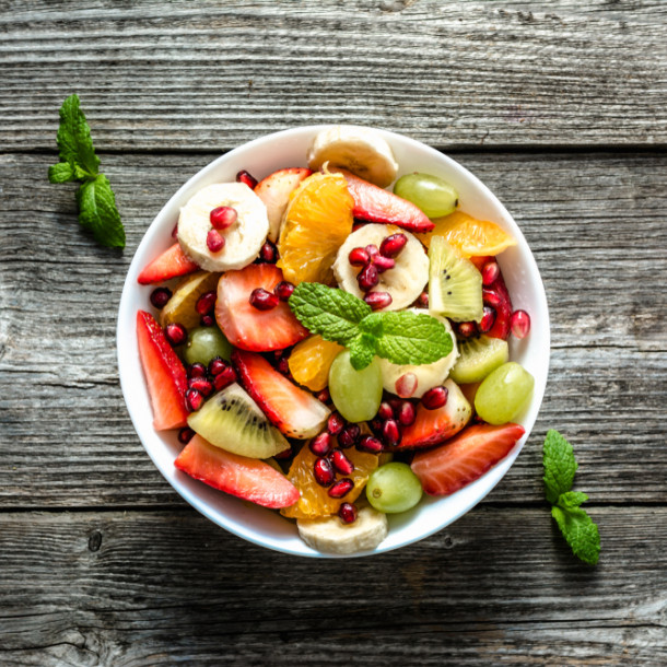 Salade de fruits au sirop