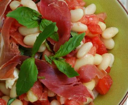 Salade de haricots blancs à l'italienne