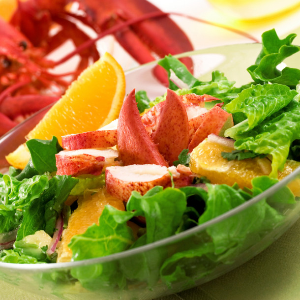 Salade de homard aux agrumes