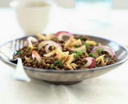 Salade de lentilles au thon