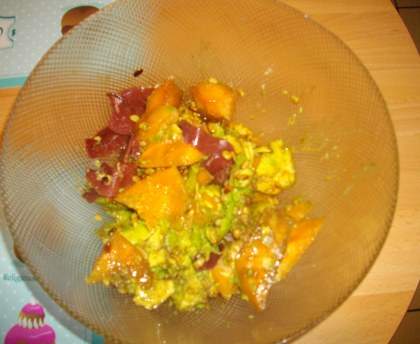 Salade de melon et avocat