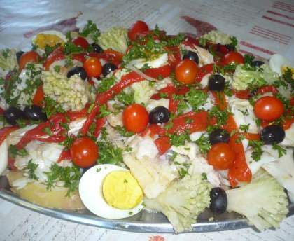 Salade de morue d'été