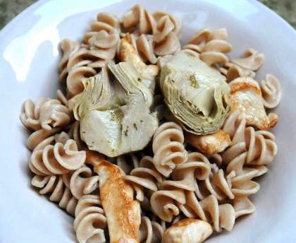 Salade de pâtes au poulet