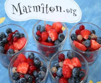 Salade de petits fruits parfumés