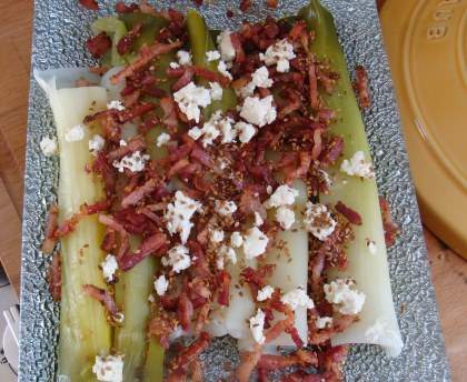 Salade de poireaux et de feta