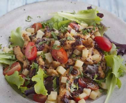 Salade de poulet au miel