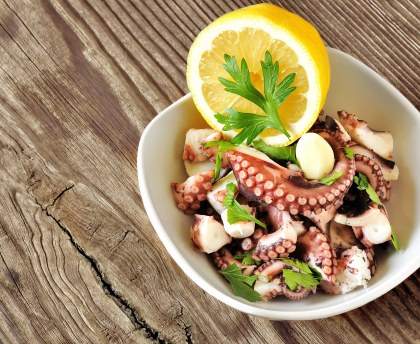 Salade de poulpe