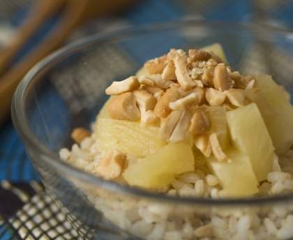 Salade de riz fraîcheur à l'ananas