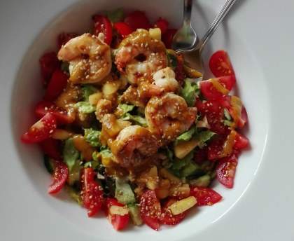 Salade de scampis