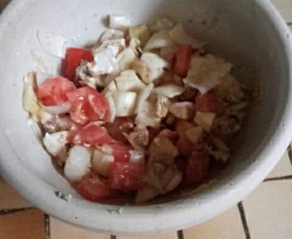 Salade d'endive aux noix et au bleu
