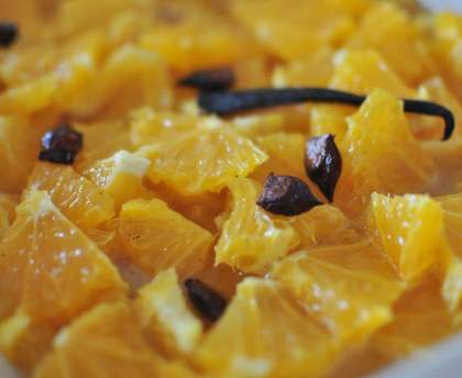 Salade d'oranges au caramel