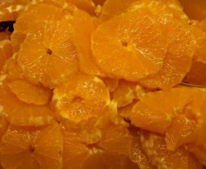 Salade d'oranges aux épices et au rhum
