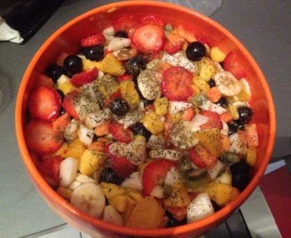 Salade exotique aux fruits