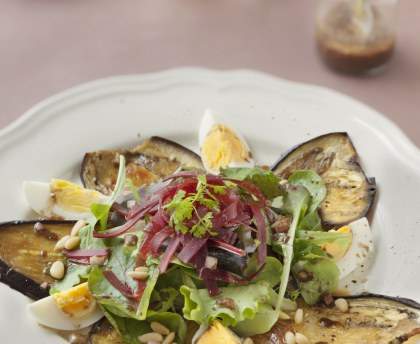 salade extraordinaire aux aubergines grillées