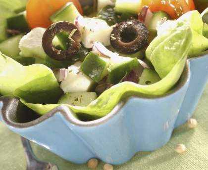 Salade grecque à l'origan