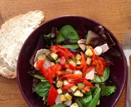 Salade italienne aux légumes du soleil