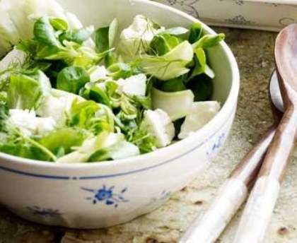 Salade légère de pâtes au saumon fumé