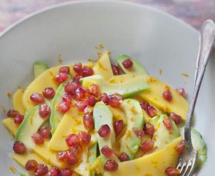 Salade mangue avocat grenade