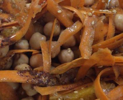 Salade orientale de pois chiche