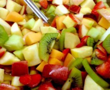Salade pommes-kiwis (entrée)
